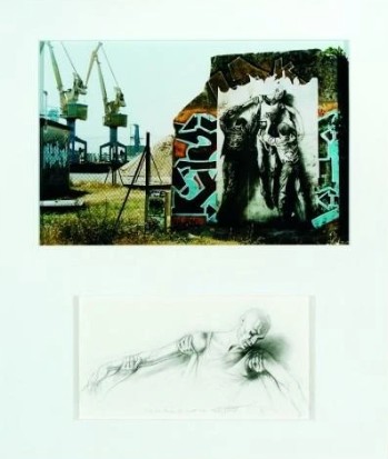 Ernest Pignon Ernest - Parcours Jean Genet - Brest, 2006