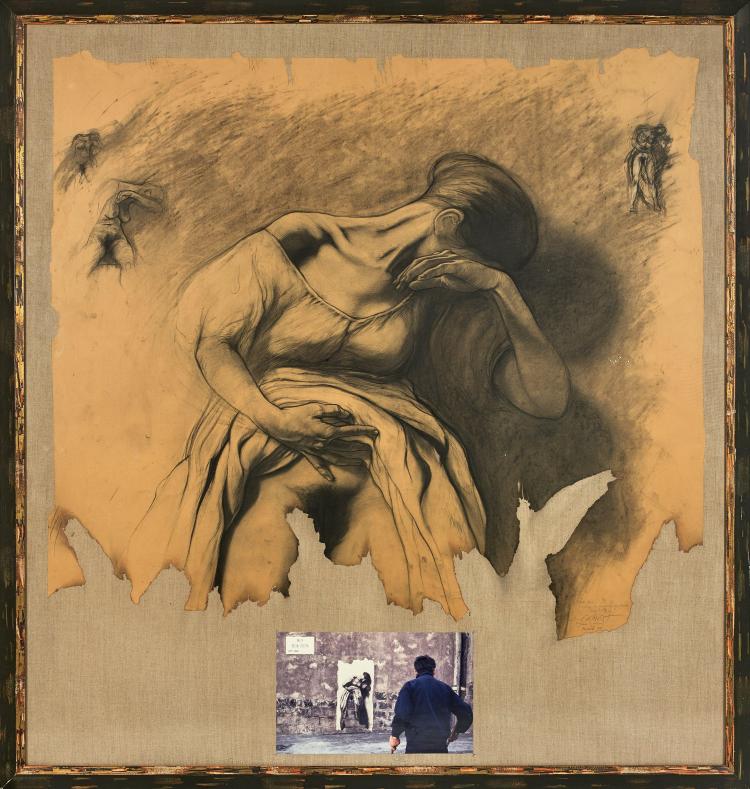 Etude pour la femme au feu entre les jambes, 1995 : 23 400€ (Artcurial&nbsp;2017)